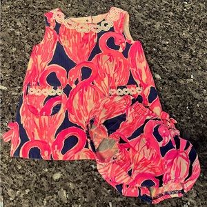 Lilly Pulitzer Baby shift with bloomers 3-6 month